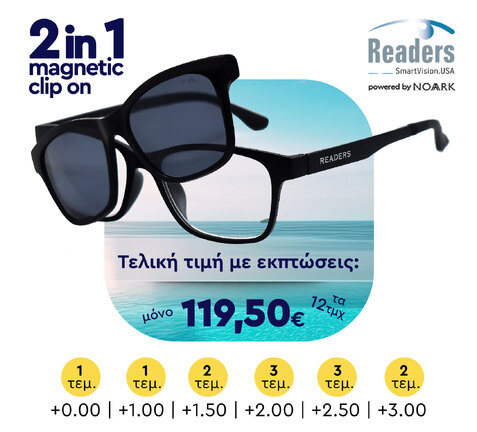 SR900P12 - Readers with Polarized clip 10+2
