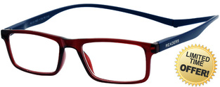 READERS RD129 RED-BLUE +1.00