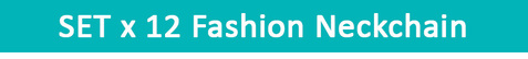 ΣΕΤ 12 τεμ. Fashion neckchain K032 mix colors