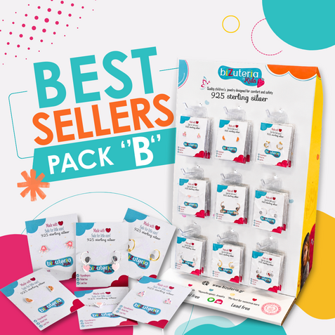 BIZUTERIA KIDS BK102 ΣΥΛΛΟΓΗ ΠΑΙΔΙΚΩΝ ΚΟΣΜΗΜΑΤΩΝ "B" 18 pcs SET