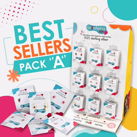 BIZUTERIA KIDS BK101 ΣΥΛΛΟΓΗ ΠΑΙΔΙΚΩΝ ΚΟΣΜΗΜΑΤΩΝ "A" 18 pcs SET