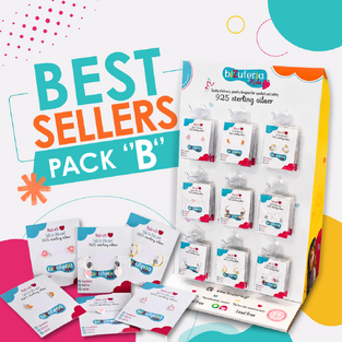 BIZUTERIA KIDS BK102 ΣΥΛΛΟΓΗ ΠΑΙΔΙΚΩΝ ΚΟΣΜΗΜΑΤΩΝ "B" 18 pcs SET