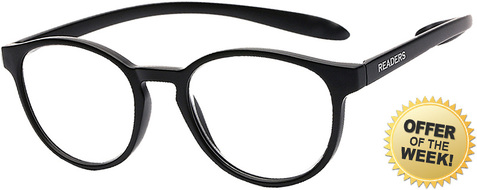 READERS RD208 BLACK +1.00